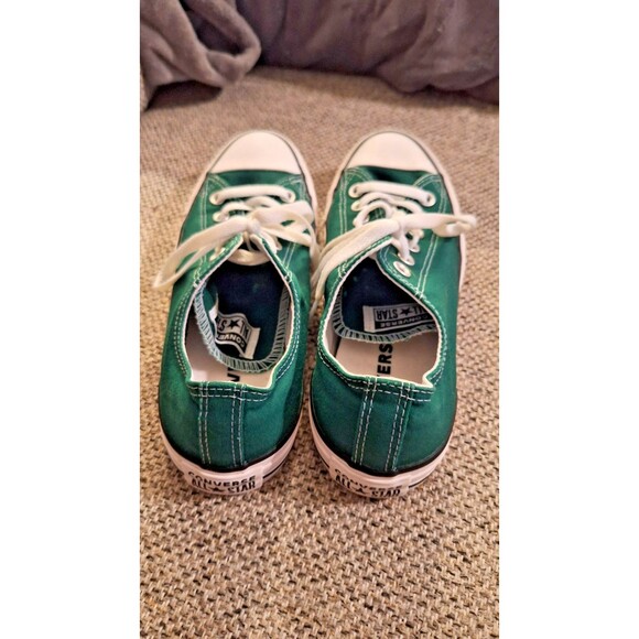 Converse Chuck Taylor All Star Low Top Green Sneakers Size mens 7 Wo 9 - Picture 5 of 7